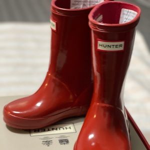 Hunter rain boots Toddler size 7